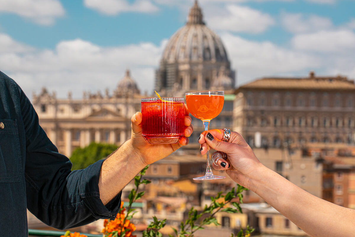 rooftop bar les etoiles rome