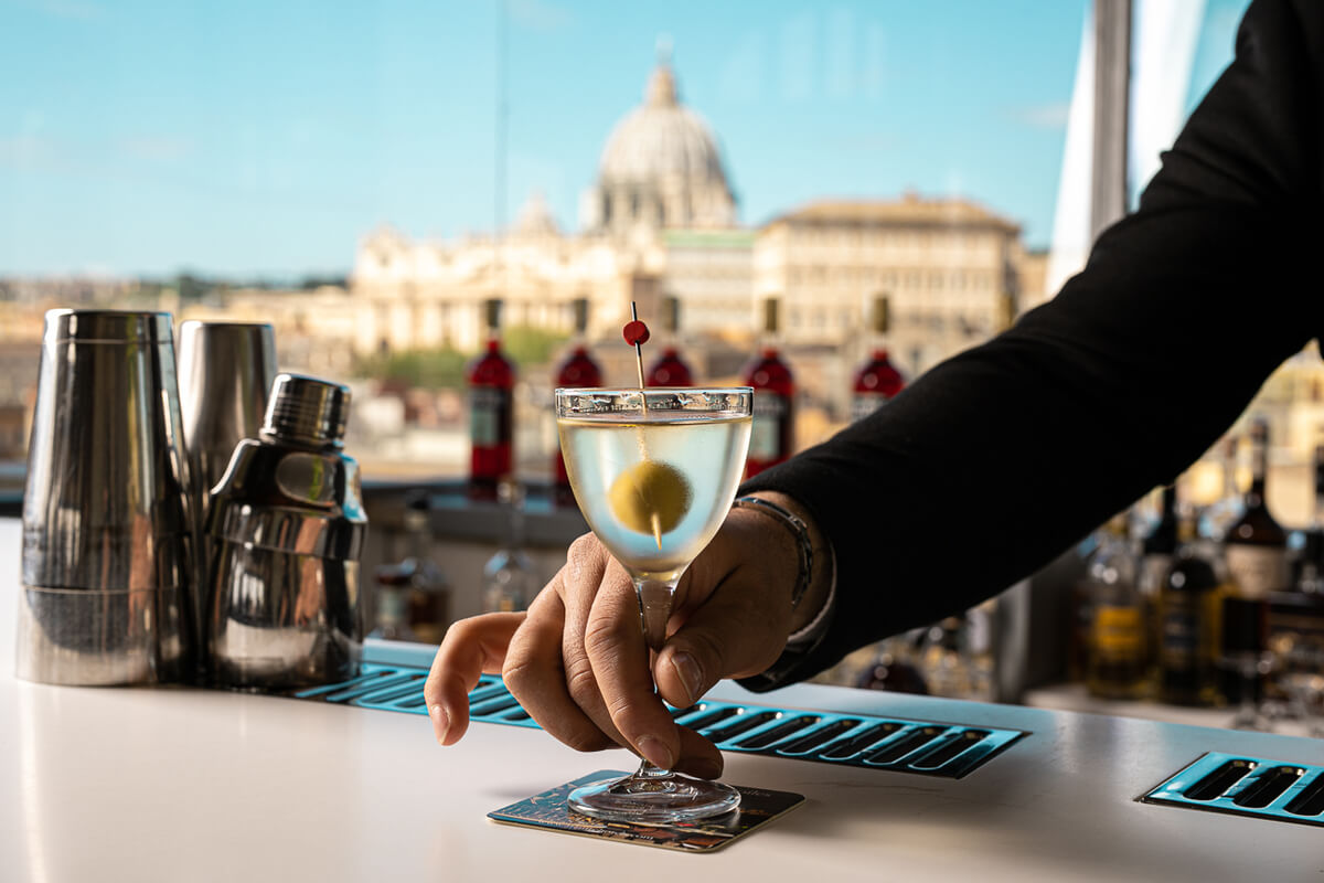 rooftop bar les etoiles rome